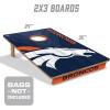 YouTheFan NFL 2’ x 3’ Wood Cornhole Game(Denver Broncos)