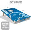 YouTheFan NFL 2’ x 3’ Wood Cornhole Game(Detroit Lions)