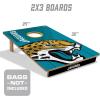 YouTheFan NFL 2’ x 3’ Wood Cornhole Game(Jacksonville Jaguars)