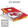 YouTheFan NFL 2’ x 3’ Wood Cornhole Game(Kansas City Chiefs)