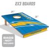 YouTheFan NFL 2’ x 3’ Wood Cornhole Game(Los Angeles Chargers)