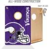 YouTheFan NFL 2’ x 3’ Wood Cornhole Game(Minnesota Vikings)