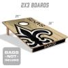 YouTheFan NFL 2’ x 3’ Wood Cornhole Game(New Orleans Saints)