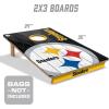 YouTheFan NFL 2’ x 3’ Wood Cornhole Game(Pittsburgh Steelers)