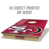 YouTheFan NFL 2’ x 3’ Wood Cornhole Game(San Francisco 49ers)