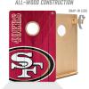 YouTheFan NFL 2’ x 3’ Wood Cornhole Game(San Francisco 49ers)
