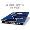 YouTheFan NFL 2’ x 3’ Wood Cornhole Game(St Louis Blues)