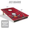 YouTheFan NFL 2’ x 3’ Wood Cornhole Game(Tampa Bay Buccaneers)