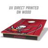 YouTheFan NFL 2’ x 3’ Wood Cornhole Game(Tampa Bay Buccaneers)