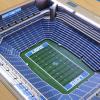 YouTheFan NFL 25-Layer StadiumViews Lighted End Table(Detroit Lions)