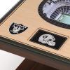 YouTheFan NFL 25-Layer StadiumViews Lighted End Table(Las Vegas Raiders)