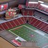 YouTheFan NFL 25-Layer StadiumViews Lighted End Table(Tampa Bay Buccaneers)