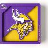 YouTheFan NFL Arizona Cardinals 3D Logo Series Magnets(Minnesota Vikings)