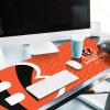 YouTheFan NFL Logo Series Deskpad(Cincinnati Bengals)