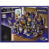 YouTheFan NFL Purebred Fans 500pc Puzzle – A Real Nailbiter(Baltimore Ravens)