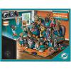 YouTheFan NFL Purebred Fans 500pc Puzzle – A Real Nailbiter(Miami Dolphins)