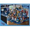 YouTheFan NFL Purebred Fans 500pc Puzzle – A Real Nailbiter(Tennessee Titans)