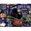 YouTheFan NFL Retro Series Puzzle – 500 Pieces(Baltimore Ravens)