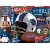 YouTheFan NFL Retro Series Puzzle – 500 Pieces(Buffalo Bills)