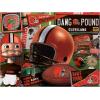 YouTheFan NFL Retro Series Puzzle – 500 Pieces(Cleveland Browns)