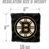 YouTheFan Officially-Licensed NHL Set of 4 Cornhole Bags – All Weather Regulation 6” x 6” Size – 16oz Weight – Designed in USA(Boston Bruins – Black)