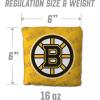 YouTheFan Officially-Licensed NHL Set of 4 Cornhole Bags – All Weather Regulation 6” x 6” Size – 16oz Weight – Designed in USA(Boston Bruins – Yellow)