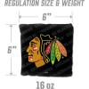 YouTheFan Officially-Licensed NHL Set of 4 Cornhole Bags – All Weather Regulation 6” x 6” Size – 16oz Weight – Designed in USA(Chicago Blackhawks – Black)
