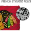 YouTheFan Officially-Licensed NHL Set of 4 Cornhole Bags – All Weather Regulation 6” x 6” Size – 16oz Weight – Designed in USA(Chicago Blackhawks – Red)