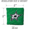 YouTheFan Officially-Licensed NHL Set of 4 Cornhole Bags – All Weather Regulation 6” x 6” Size – 16oz Weight – Designed in USA(Dallas Stars – Green)