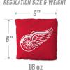 YouTheFan Officially-Licensed NHL Set of 4 Cornhole Bags – All Weather Regulation 6” x 6” Size – 16oz Weight – Designed in USA(Detroit Red Wings – Red)