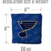 YouTheFan Officially-Licensed NHL Set of 4 Cornhole Bags – All Weather Regulation 6” x 6” Size – 16oz Weight – Designed in USA(St. Louis Blues – Blue)