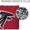 YouTheFan Officially-licensed NFL Set of 4 Cornhole Bags – All Weather regulation 6” x 6” size – Designed in USA(Atlanta Falcons – Red)