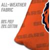 YouTheFan Officially-licensed NFL Set of 4 Cornhole Bags – All Weather regulation 6” x 6” size – Designed in USA(Chicago Bears – Orange)