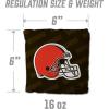 YouTheFan Officially-licensed NFL Set of 4 Cornhole Bags – All Weather regulation 6” x 6” size – Designed in USA(Cleveland Browns – Brown)