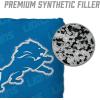 YouTheFan Officially-licensed NFL Set of 4 Cornhole Bags – All Weather regulation 6” x 6” size – Designed in USA(Detroit Lions – Blue)
