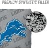 YouTheFan Officially-licensed NFL Set of 4 Cornhole Bags – All Weather regulation 6” x 6” size – Designed in USA(Detroit Lions – Grey)