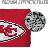 YouTheFan Officially-licensed NFL Set of 4 Cornhole Bags – All Weather regulation 6” x 6” size – Designed in USA(Kansas City Chiefs – Red)