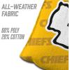 YouTheFan Officially-licensed NFL Set of 4 Cornhole Bags – All Weather regulation 6” x 6” size – Designed in USA(Kansas City Chiefs – Yellow)