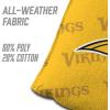 YouTheFan Officially-licensed NFL Set of 4 Cornhole Bags – All Weather regulation 6” x 6” size – Designed in USA(Minnesota Vikings – Yellow)