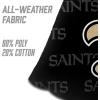 YouTheFan Officially-licensed NFL Set of 4 Cornhole Bags – All Weather regulation 6” x 6” size – Designed in USA(New Orleans Saints – Black)