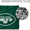 YouTheFan Officially-licensed NFL Set of 4 Cornhole Bags – All Weather regulation 6” x 6” size – Designed in USA(New York Jets – Green)