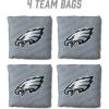 YouTheFan Officially-licensed NFL Set of 4 Cornhole Bags – All Weather regulation 6” x 6” size – Designed in USA(Philadelphia Eagles – Grey)