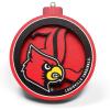 YouTheFan NCAA 3D Logo Series Ornament(Louisville Cardinals)