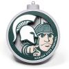 YouTheFan NCAA 3D Logo Series Ornament(Michigan State Spartans)