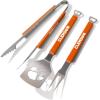 YouTheFan NCAA Spirit Series 3pc BBQ Set(Clemson Tigers)