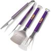 YouTheFan NCAA Spirit Series 3pc BBQ Set(LSU Tigers)