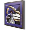 YouTheFan NFL 12×12 Logo Series Wall Art(Baltimore Ravens)