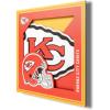 YouTheFan NFL 12×12 Logo Series Wall Art(Kansas City Chiefs)