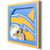 YouTheFan NFL 12×12 Logo Series Wall Art(Los Angeles Chargers)