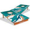YouTheFan NFL 2’ x 3’ Wood Cornhole Game(Miami Dolphins)